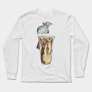 Wood Thrush Iced Coffee Long Sleeve T-Shirt